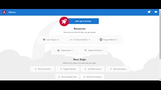 Setting up the local environment and workspace - Angular part1