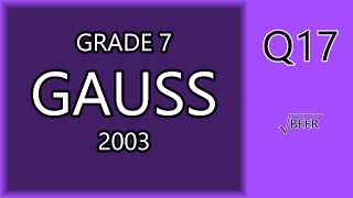 Gauss 7 2003 17