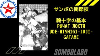 サンボ【腕十字固め】正しい腕十字をマスターする　Ude-hishigi-juji-gatame　 arm bar