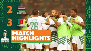 HIGHLIGHTS | The Gambia 🆚 Cameroon #TotalEnergiesAFCON2023 - MD3 Group C