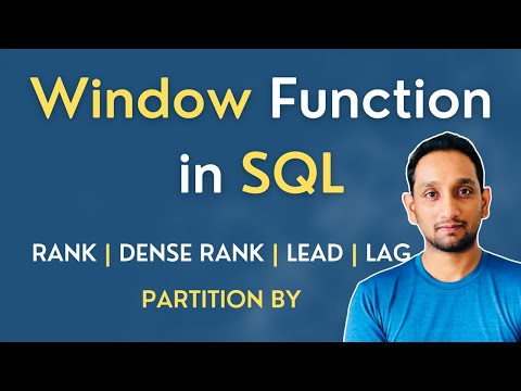 SQL Window Function How to write SQL Query using RANK, DENSE RANK, LEAD/LAG SQL Queries Tutorial