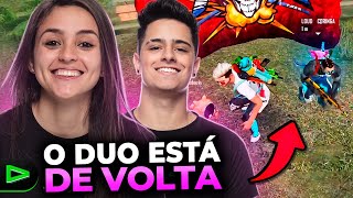 O DUO ESTÁ DE VOLTA!! RANQUEADA NO FREE FIRE COM LOUD CORINGA