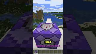 How To Create An Automatic Ice Track | Cool Minecraft Commands (Java Edition)