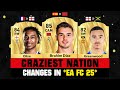 FIFA 25 | CRAZIEST NATION CHANGES (EA FC 25)! 💀😲 ft. Brahim Diaz, Olise, Greenwood...