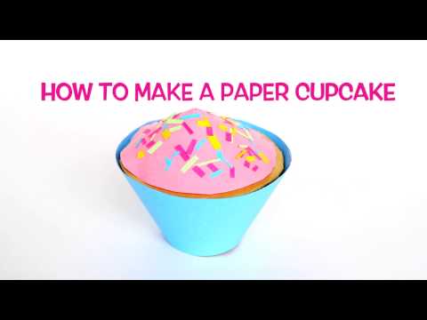 How to Make a Paper Cupcake How to Make a Paper Cupcake