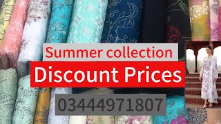 Summer Sale Bareezé | bareeze summer Collection 3 piece discount Price | Pure lawn | swiss Lawn