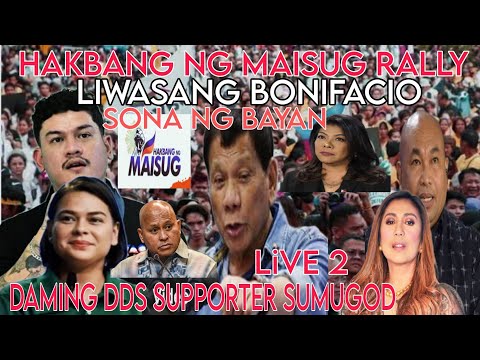 LiVE NOW MAISUG RALLY SA LIWASANG BONIFACIO HAKBANG NG MAISUG