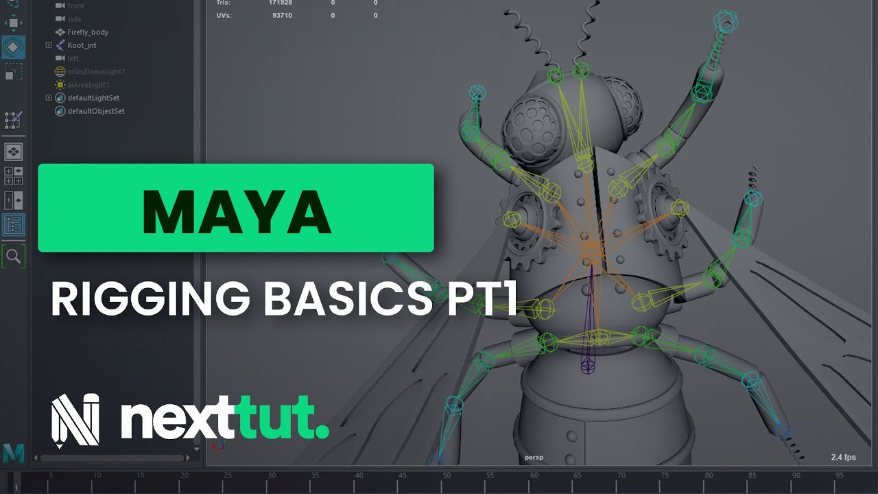 Maya Tutorial | Rigging Basics Part 1 - YouTube