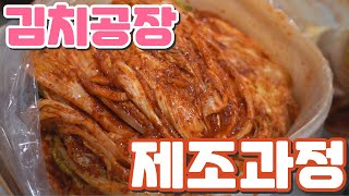 김치공장에서 김치를 만드는 방법과 김치쓰레기를 처리하는 과정 / How to make kimchi and the process of disposing of kimchi waste