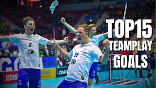 TOP 15 Floorball teamplay GOALS in 2024-2025