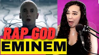 First Time Hearing Eminem - Rap God (Explicit) | Opera Singer Reaction