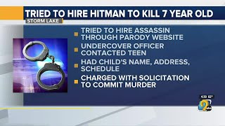 Storm Lake police say teen accused of trying to hire a hitman to kill a 7-year-old