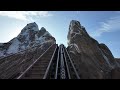 4k expedition everest full ride front row pov disney s animal kingdom