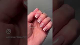 French tip tutorial easy at home #trending #nails #nailtutorial #frenchtip #frenchtiptutorial #howto