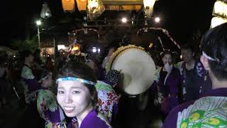 2019年　聖武天皇社大祭（松原石取祭）本楽　神社到着