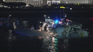 WATCH: Crews remove more wreckage from Potomac River