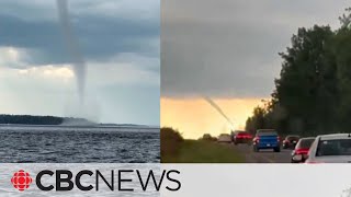 A tornado over water? This is how waterspouts work