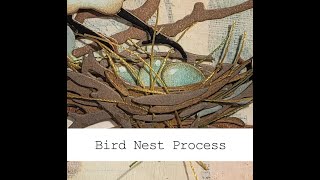 How I Make My Bird Nests #sizzix #timholtz