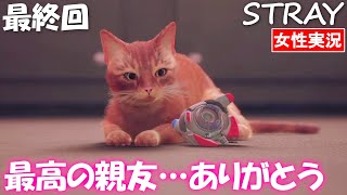 【Stray 女性実況】最高の親友…ありがとう【ストレイ】最終回