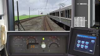 【BVE5.8】JR琵琶湖線 普通野洲行き 207系1000番台(1108C列車)