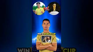 IShowSpeed asks Ronaldo -  Cristiano Ronaldo Jr vs World Cup #shorts