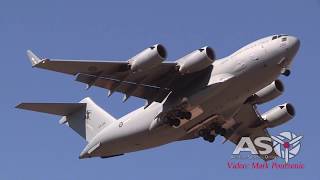 2019 Australian International Airshow RAAF Boeing C-17A Globemaster III