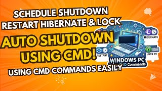 How to Schedule Shutdown, Restart, Hibernate & Lock Windows PC Using CMD Commands