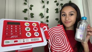 ASMR| Nice target employee scans you and others items?!😳