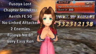 DFFOO Aerith FE 50 Damage Test | Fusoya Lost Chapter SHINRYU