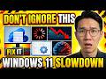 Windows 11 Is Secretly Slowing Down Your PC — Fix This Now