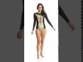 Body Glove Active Culture Sand Bar Long Sleeve One Piece Swimsuit | SwimOutlet.com