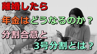 離婚したら年金はどうなるのか？ 合意分割と3号分割とは？