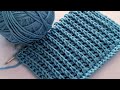 Tunisian Crochet ✨️ Knit Stitch look-a-like 🪢 Simple Pattern