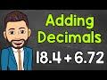 How to Add Decimals | Math with Mr. J