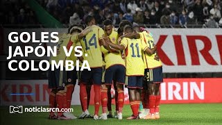 Goles del partido amistoso entre Japón vs. Colombia