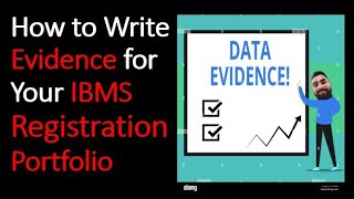 HOW to WRITE your Portfolio (IBMS Registration)