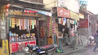 Driving through Mahuva city; Gujarat, India; 15th February 2012