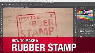 How to make a rubber stamp effect