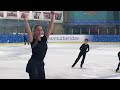 Alina Zagitova 2023.10.19 Jump Practice in Khrustalniy