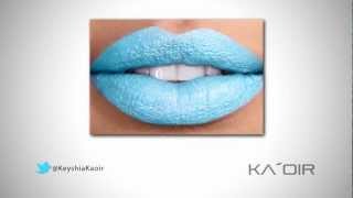 BABY BLEU - Official KA'OIR Light Blue Lipstick Review (feat. @KeyshiKaoir)