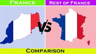 Paris vs rest of France | Rest of France vs Paris