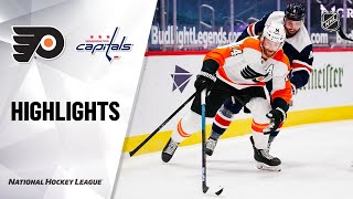Flyers @ Capitals 2/7/21 | NHL Highlights