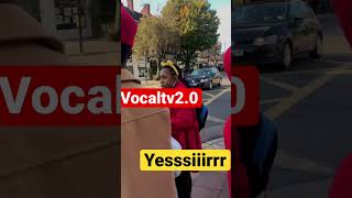 JoyOfficialmus #singing to lady in The Streets! #vocals#shorts