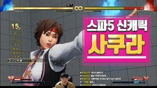 [스파5] 신캐릭터 사쿠라가 나왔다. 여윾시 사쿠라는 교복이지...에헴!  사쿠라네 사쿠라여!