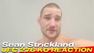Sean Strickland Message to Fans After UFC 276 Loss: "I'm Just a Guy Who Likes to Fight"