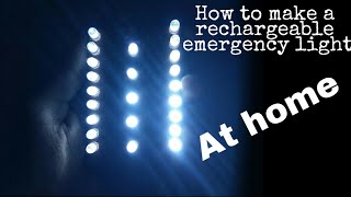 How to make powerfull emergency light | FABy's Creation