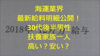 【給料明細公開】貨物船乗船履歴10年40代後半甲板部航海士最新給料は高い？安い？