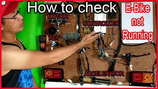 How to check E-Bike controller / accelerator / hall sensor
