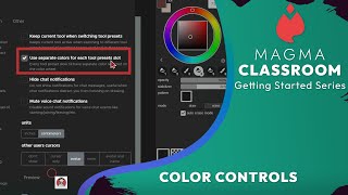 Color Controls | Magma Classroom
