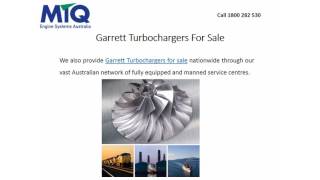 Garrett Turbochargers For Sale - MTQ Engine Systems